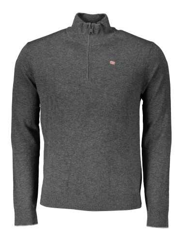 NAPAPIJRI MEN'S GRAY SWEATER