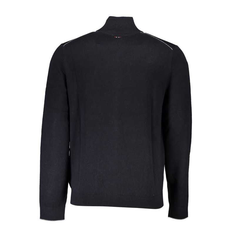 NAPAPIJRI MEN'S BLACK CARDIGAN