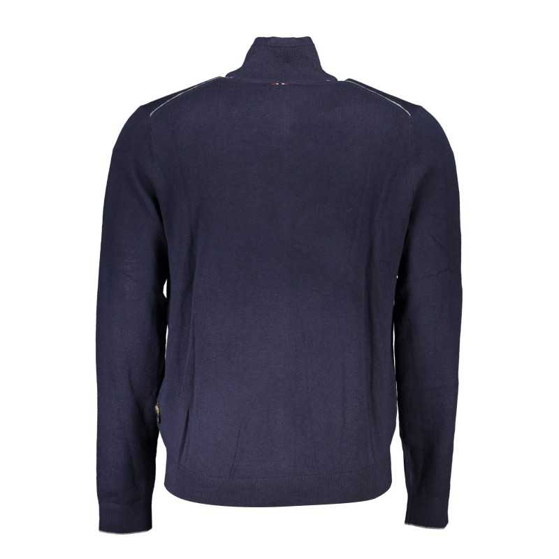 NAPAPIJRI MEN'S BLUE CARDIGAN