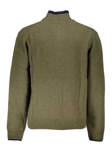 NAPAPIJRI GREEN MEN'S SWEATER