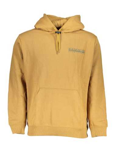 NAPAPIJRI MEN'S BEIGE ZIPLESS SWEATSHIRT