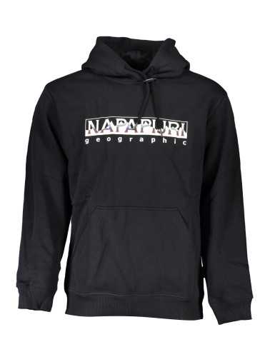 NAPAPIJRI MEN'S BLACK ZIPLESS SWEATSHIRT