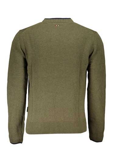 NAPAPIJRI GREEN MEN'S SWEATER