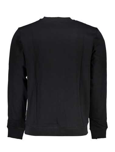 NAPAPIJRI MEN'S BLACK ZIPLESS SWEATSHIRT