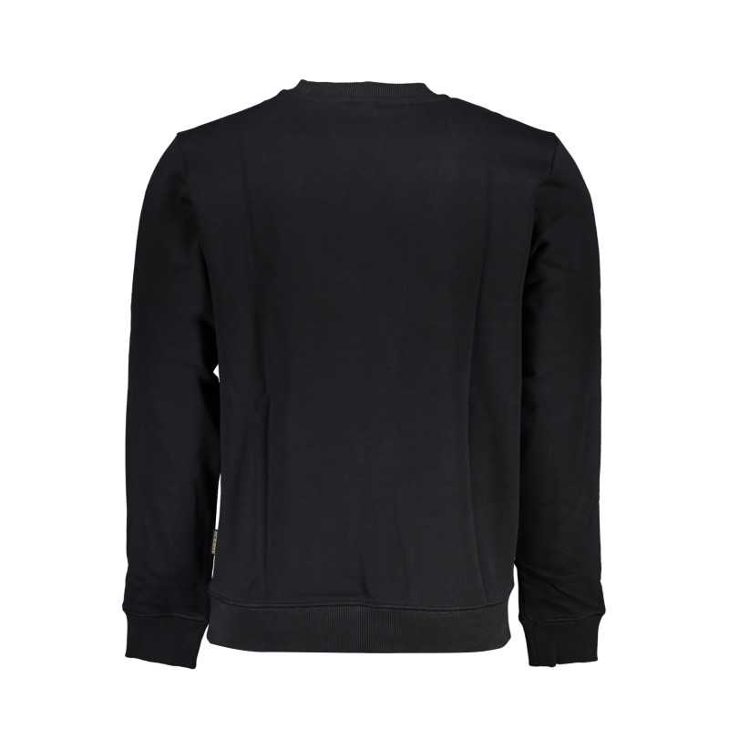 NAPAPIJRI MEN'S BLACK ZIPLESS SWEATSHIRT