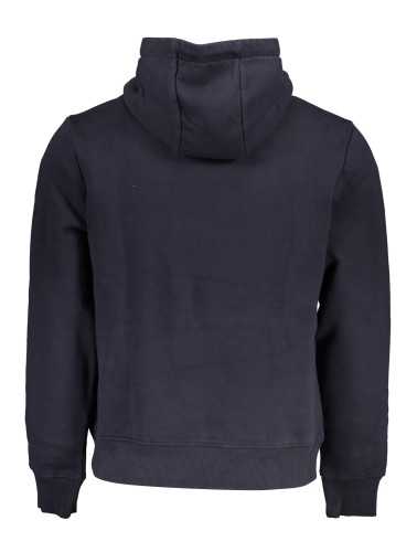 NAPAPIJRI MEN'S BLUE ZIPLESS SWEATSHIRT