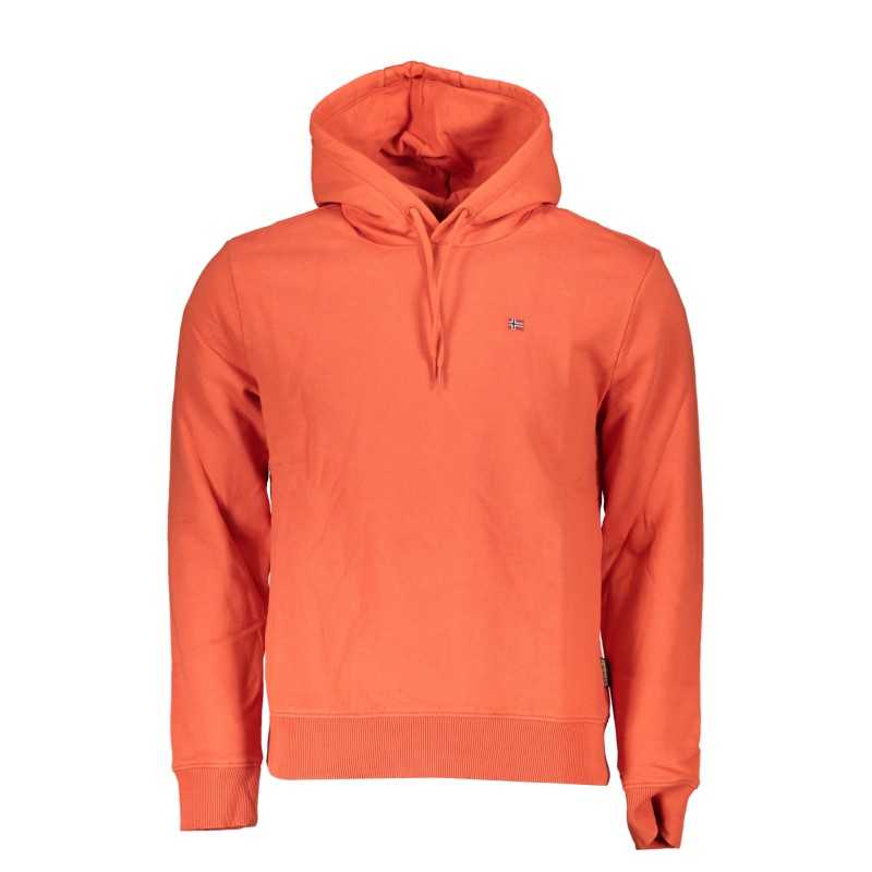 NAPAPIJRI MEN'S RED ZIP-OUT SWEATSHIRT