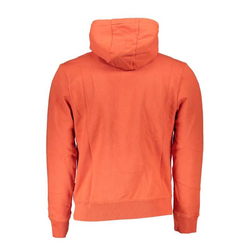 NAPAPIJRI MEN'S RED ZIP-OUT SWEATSHIRT