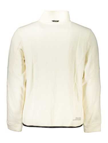 NAPAPIJRI MEN'S WHITE ZIP SWEATSHIRT