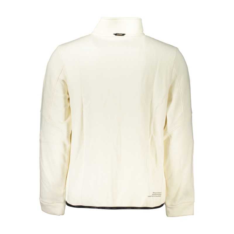 NAPAPIJRI MEN'S WHITE ZIP SWEATSHIRT