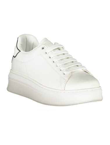 GAELLE PARIS WHITE WOMEN'S SPORTS SHOES