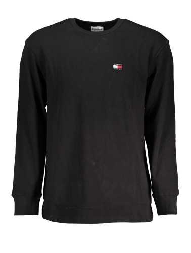 TOMMY HILFIGER MEN'S LONG SLEEVE T-SHIRT BLACK