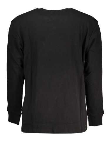 TOMMY HILFIGER MEN'S LONG SLEEVE T-SHIRT BLACK