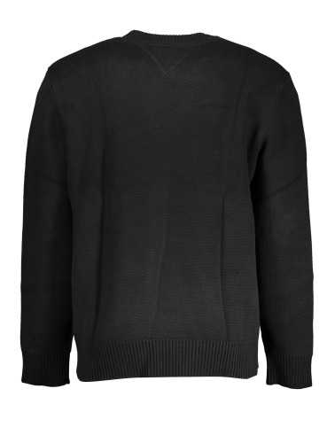 TOMMY HILFIGER MEN'S BLACK SWEATER