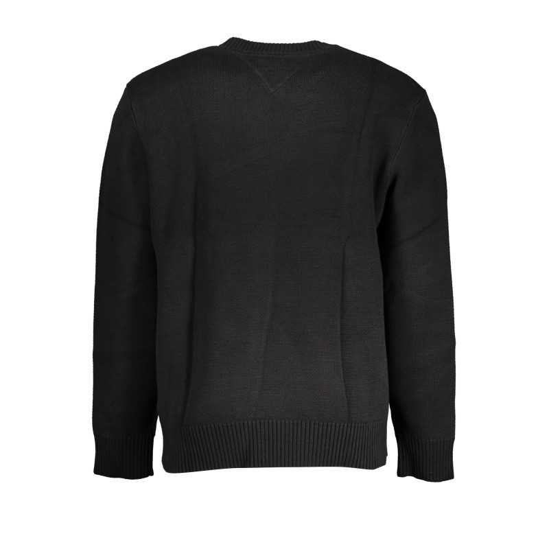 TOMMY HILFIGER MEN'S BLACK SWEATER