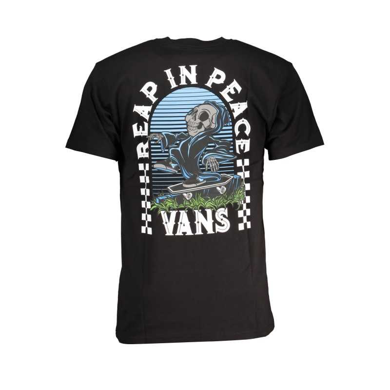 VANS T-SHIRT MANICHE CORTE UOMO NERO