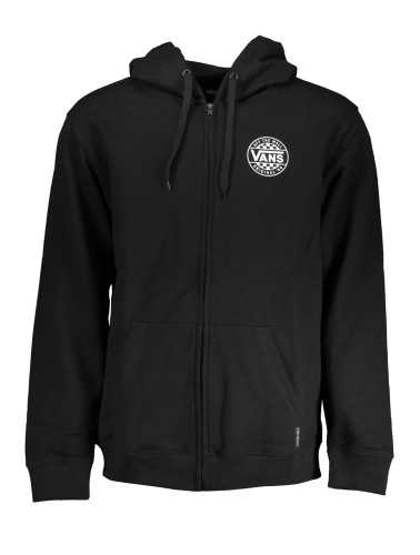 VANS MEN'S BLACK ZIP SWEATSHIRT