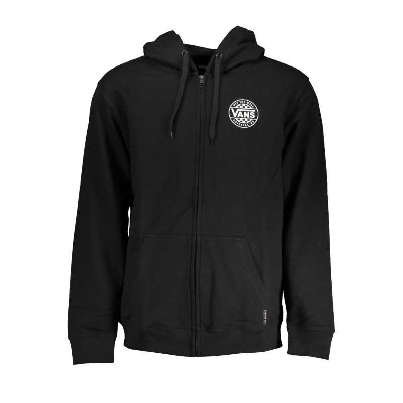 VANS MEN'S BLACK ZIP SWEATSHIRT