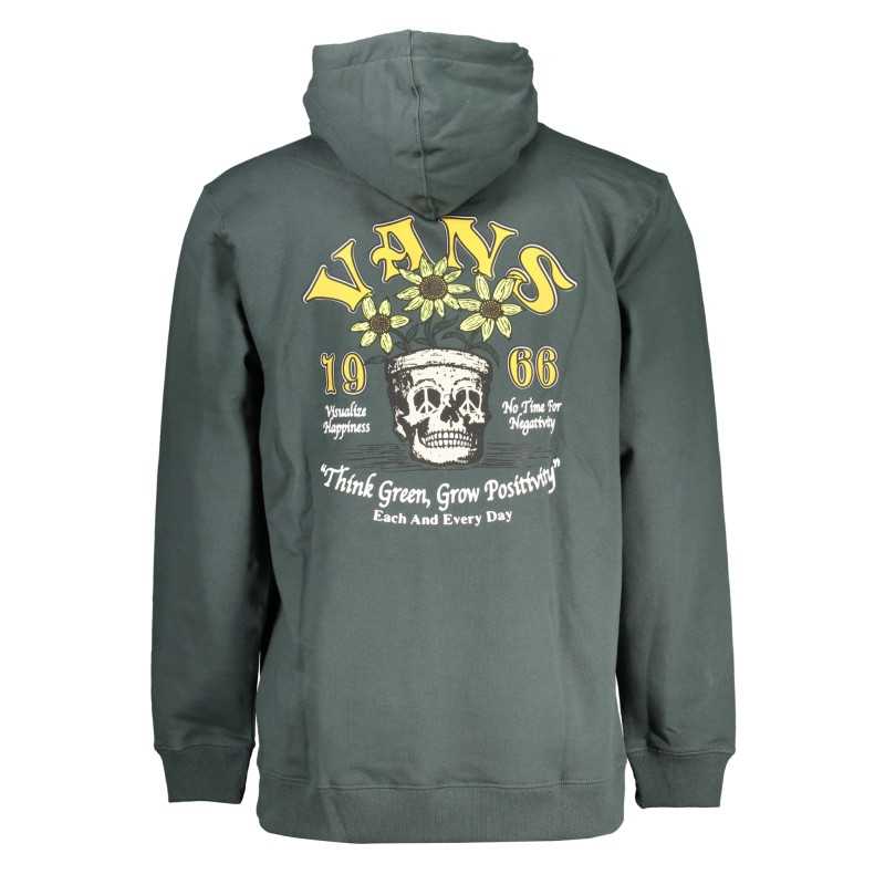 VANS GREEN MEN'S ZIPLESS SWEATSHIRT