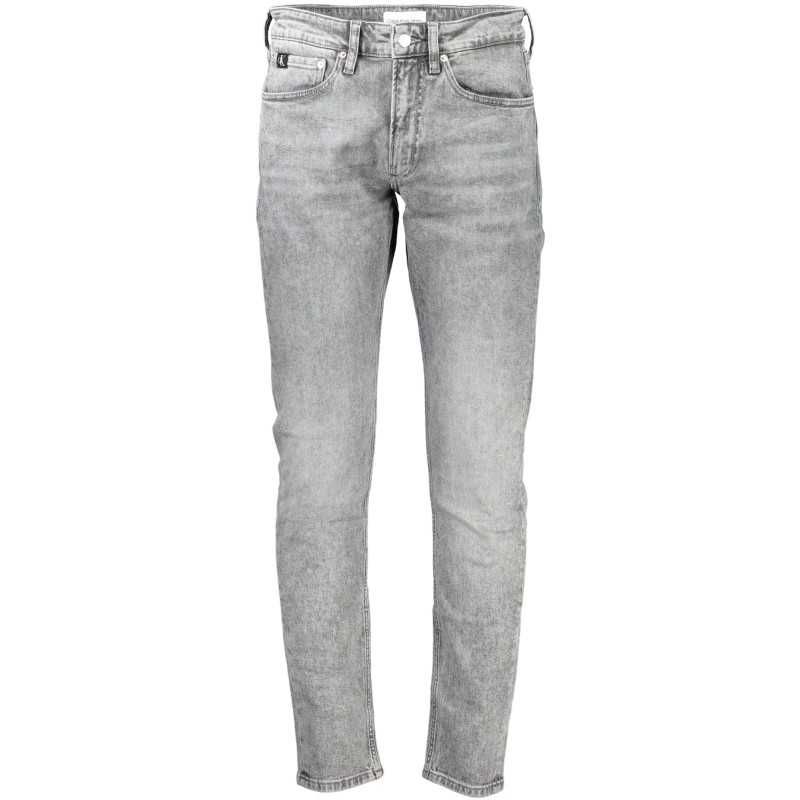 CALVIN KLEIN JEANS DENIM UOMO GRIGIO