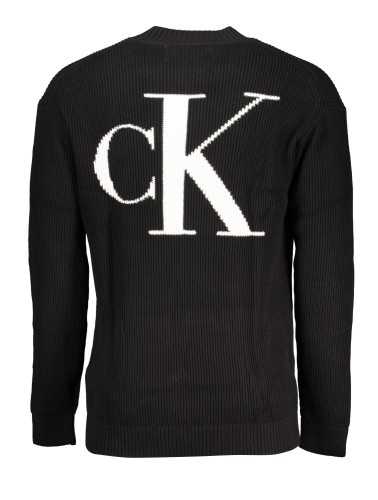 CALVIN KLEIN MEN'S BLACK SWEATER