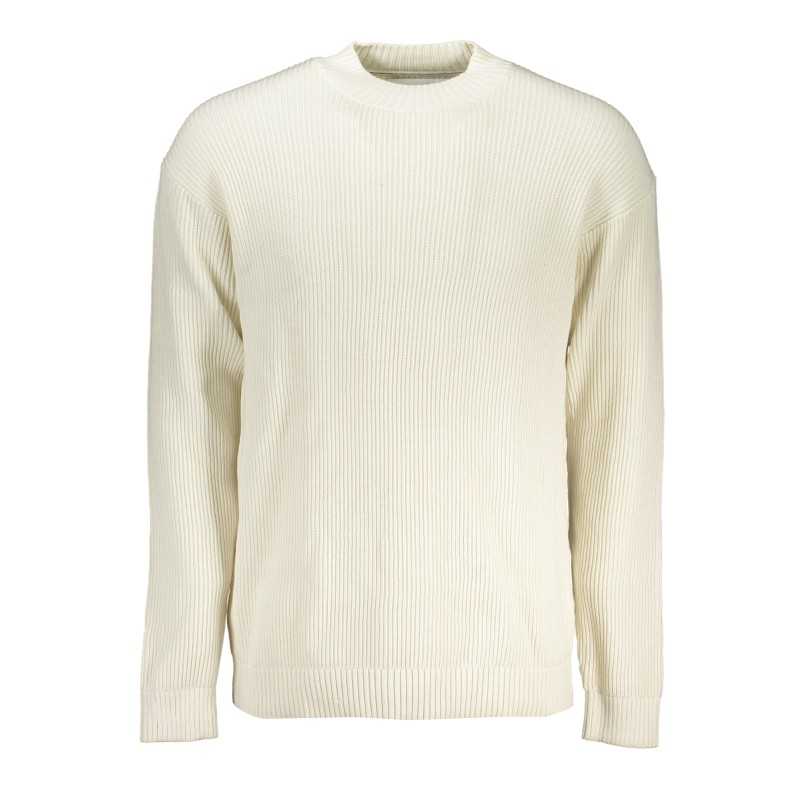 CALVIN KLEIN MEN'S WHITE SWEATER