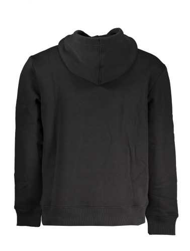 CALVIN KLEIN MEN'S BLACK ZIPLESS SWEATSHIRT