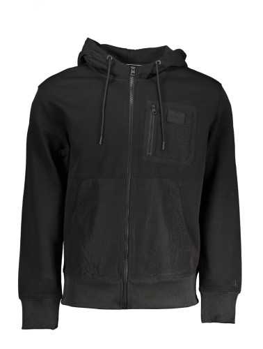 CALVIN KLEIN MEN'S BLACK ZIP SWEATSHIRT