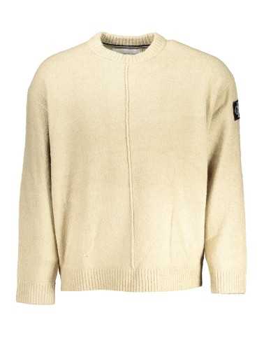 CALVIN KLEIN MEN'S BEIGE SWEATER