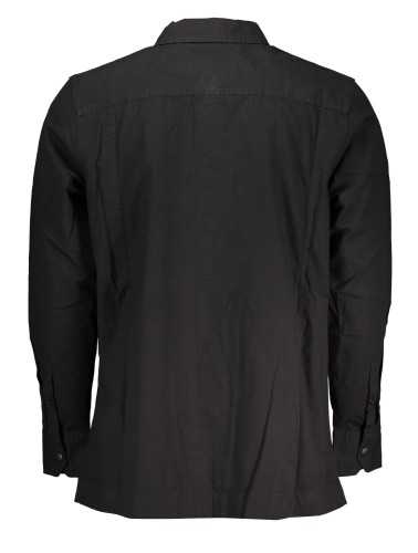 CALVIN KLEIN MEN'S BLACK LONG SLEEVE SHIRT