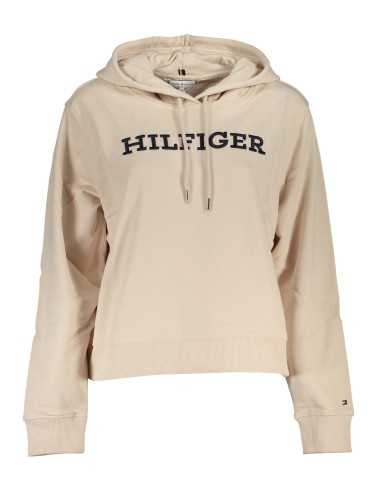 TOMMY HILFIGER FELPA SENZA ZIP DONNA BEIGE