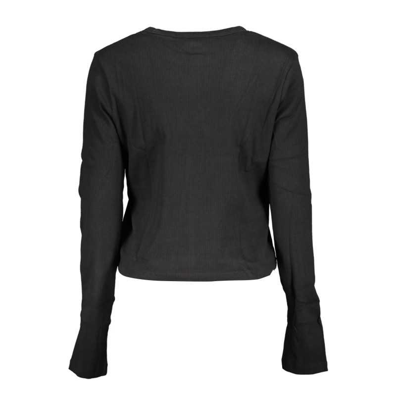 CALVIN KLEIN T-SHIRT MANICHE LUNGHE DONNA NERO