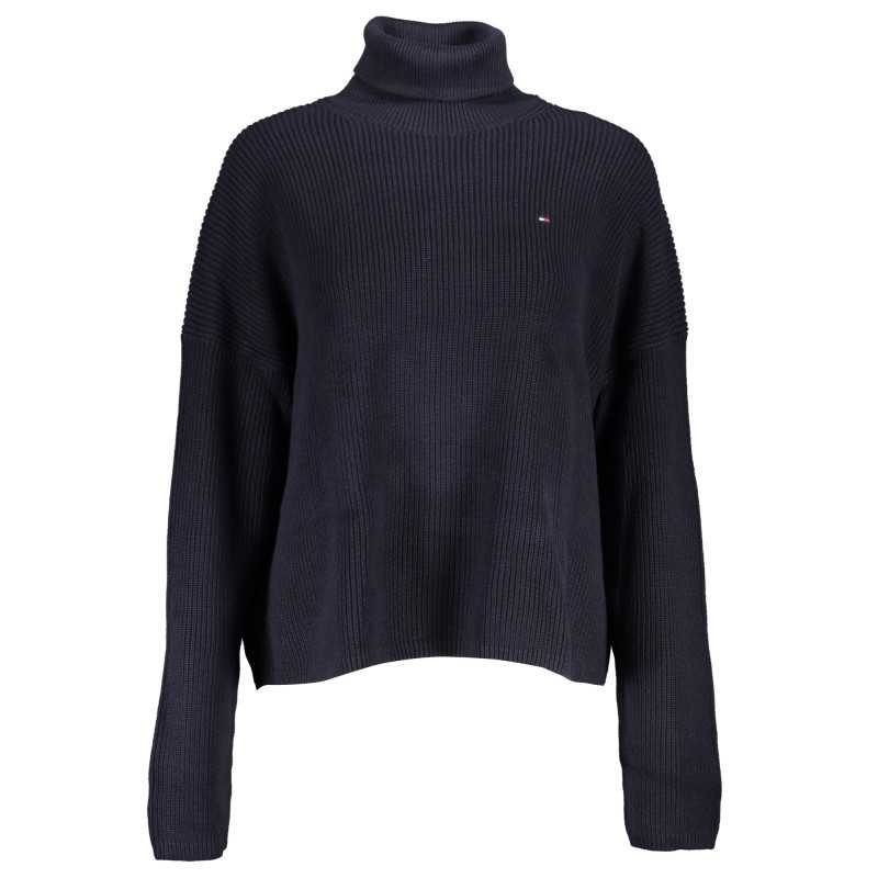 TOMMY HILFIGER WOMEN'S BLUE SWEATER