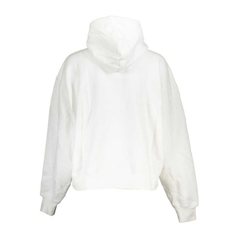 CALVIN KLEIN WOMEN'S ZIPLESS SWEATSHIRT WHITE