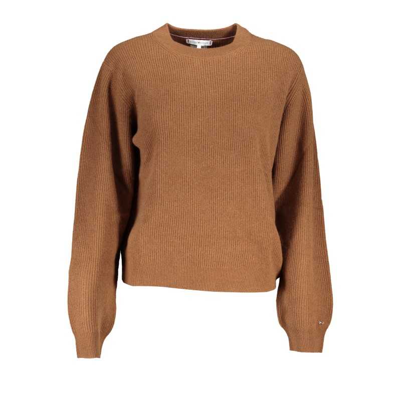 TOMMY HILFIGER WOMEN'S BROWN SWEATER