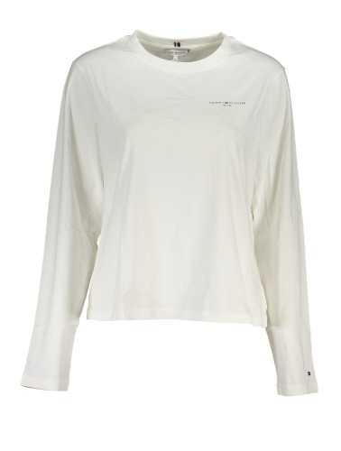 TOMMY HILFIGER T-SHIRT MANICHE LUNGHE DONNA BIANCO