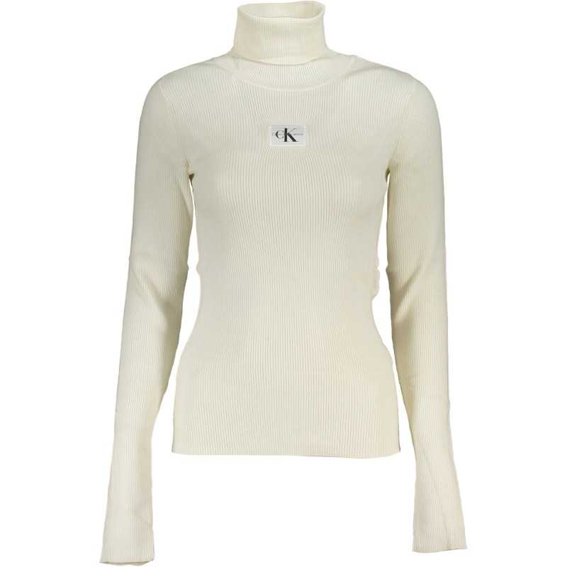 CALVIN KLEIN WOMEN'S WHITE SWEATER