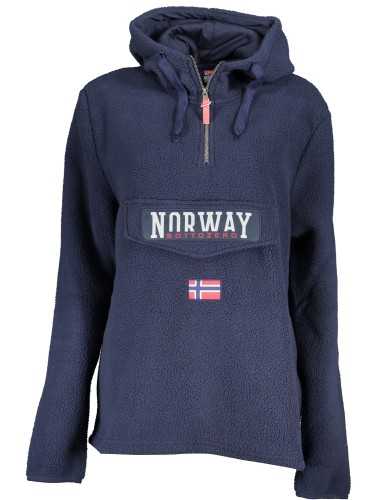 NORWAY 1963 FELPA SENZA ZIP DONNA BLU