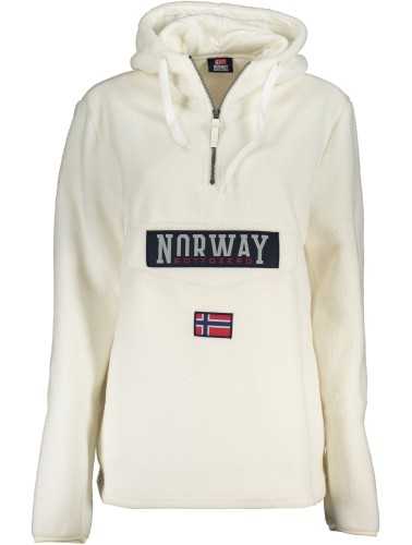 NORWAY 1963 FELPA SENZA ZIP DONNA BIANCO