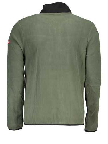 NORWAY 1963 MEN'S GREEN ZIP SWEATSHIRT