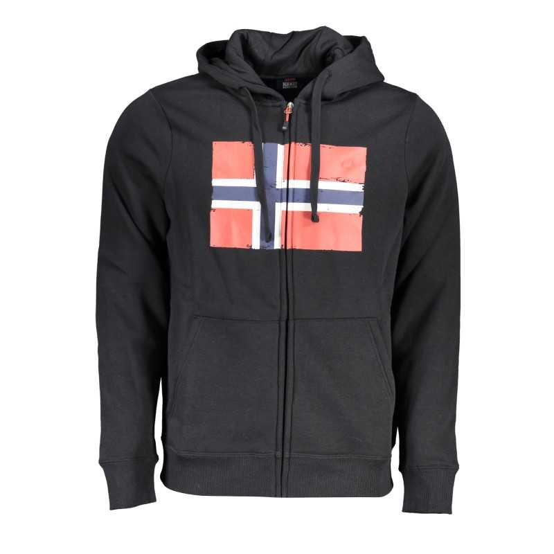 NORWAY 1963 MEN'S BLACK ZIP SWEATSHIRT