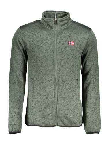 NORWAY 1963 MEN'S GREEN ZIP SWEATSHIRT