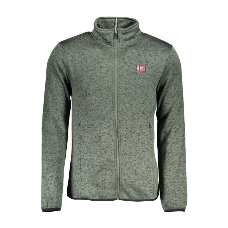 NORWAY 1963 MEN'S GREEN ZIP SWEATSHIRT