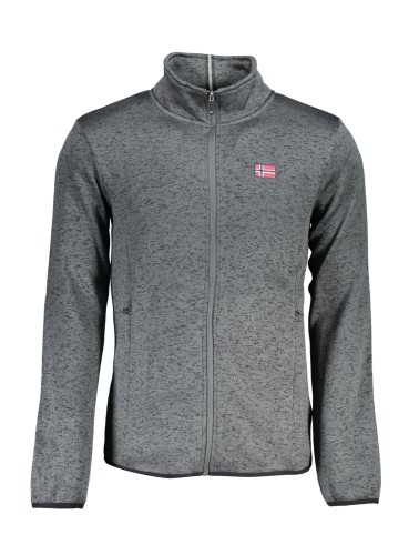 NORWAY 1963 MEN'S GRAY ZIP SWEATSHIRT