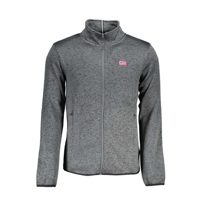 NORWAY 1963 MEN'S GRAY ZIP SWEATSHIRT