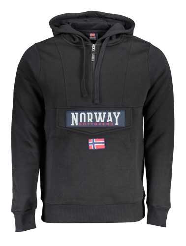 NORWAY 1963 FELPA SENZA ZIP UOMO NERO