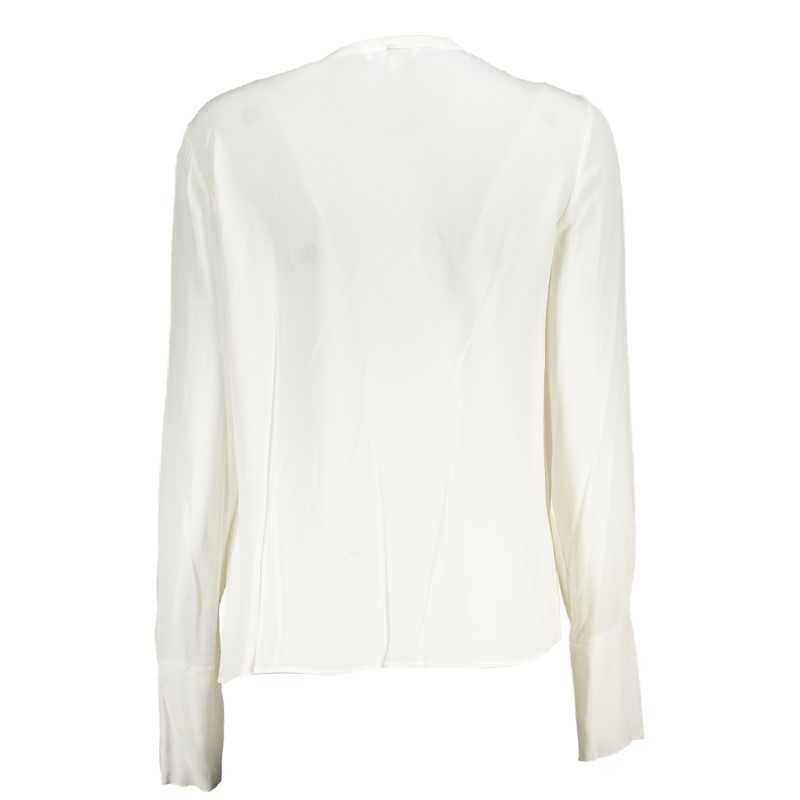 PATRIZIA PEPE WOMEN'S LONG SLEEVE SHIRT WHITE