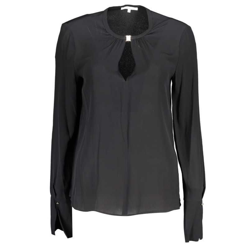 PATRIZIA PEPE WOMEN'S LONG SLEEVE SHIRT BLACK