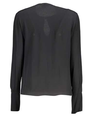 PATRIZIA PEPE WOMEN'S LONG SLEEVE SHIRT BLACK