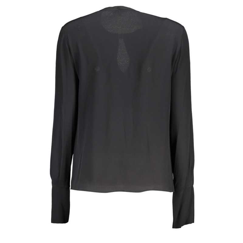 PATRIZIA PEPE WOMEN'S LONG SLEEVE SHIRT BLACK